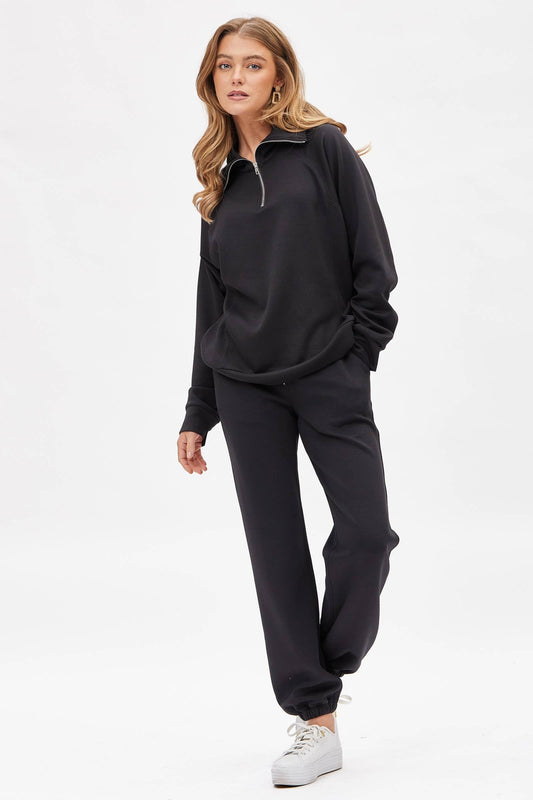 Quarter Zip Pullover + Jogger Set