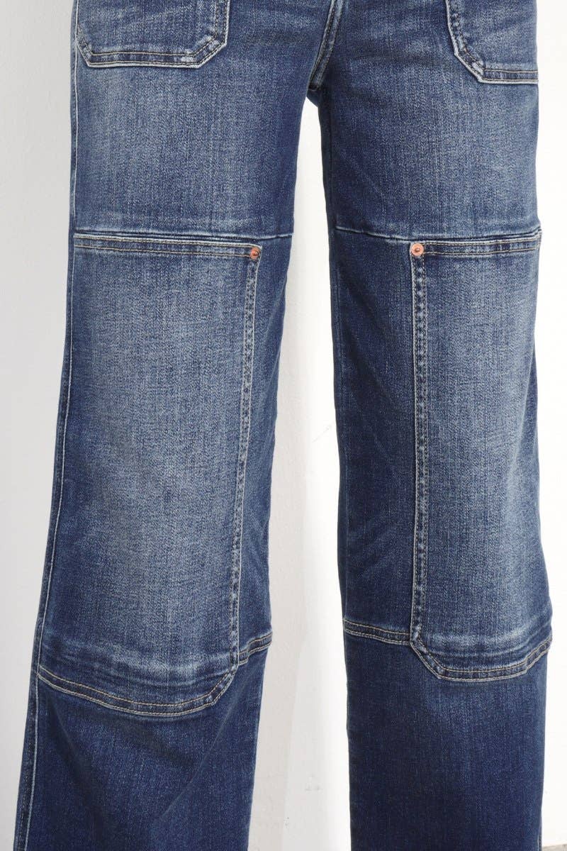 HIGH RISE RELAXED WIDE LEG JEANS