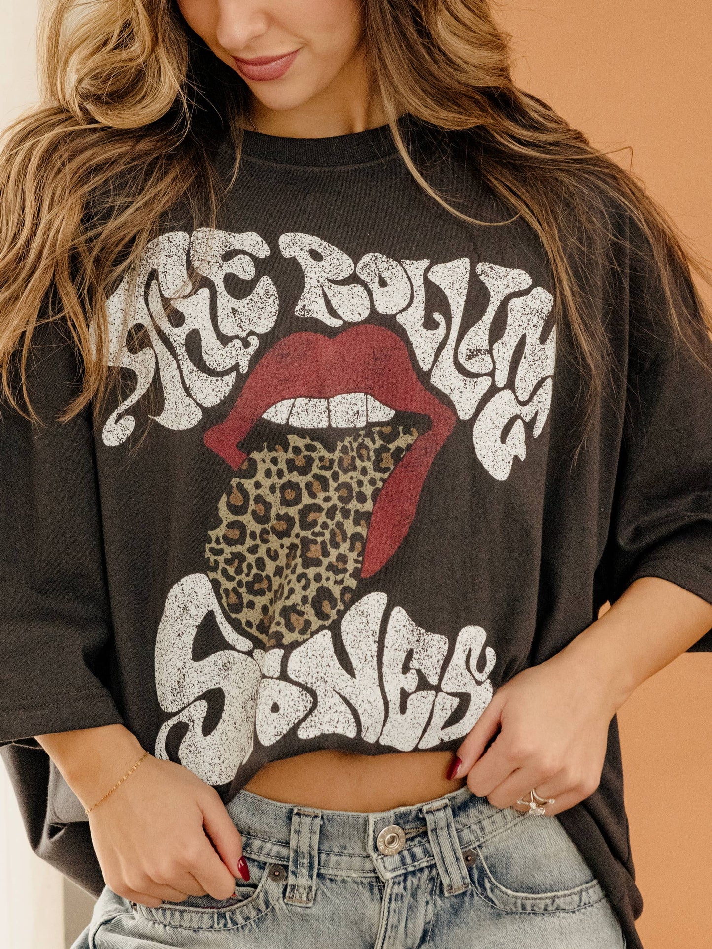 Rolling Stones Leopard One Size Tee