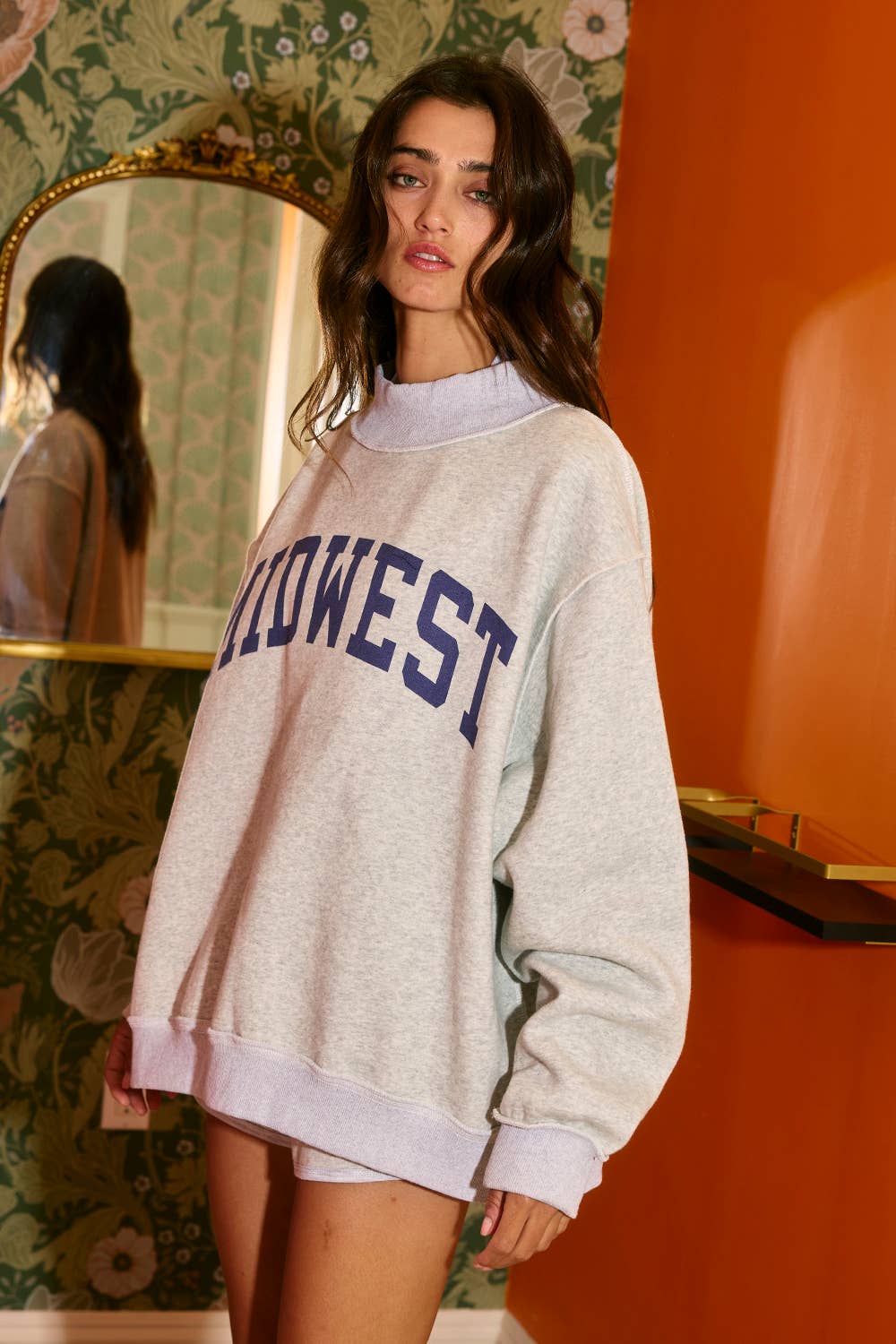 MIDWEST BABE' Reversible Sweatshirt