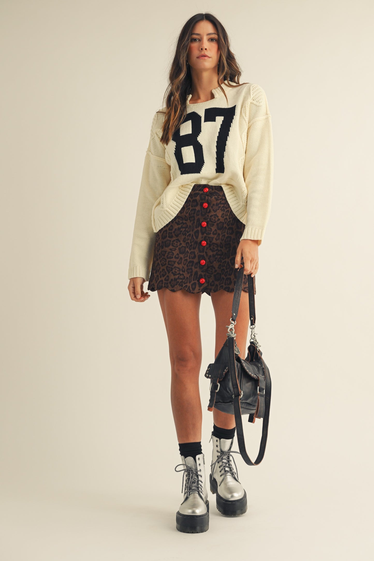 Vintage Numbering 87 Sweater