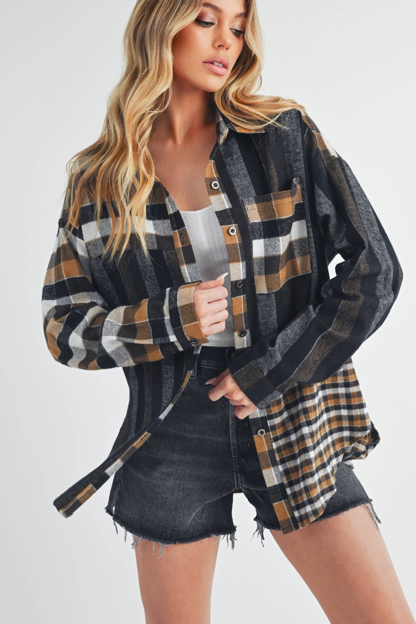 Block Plaid Flannel