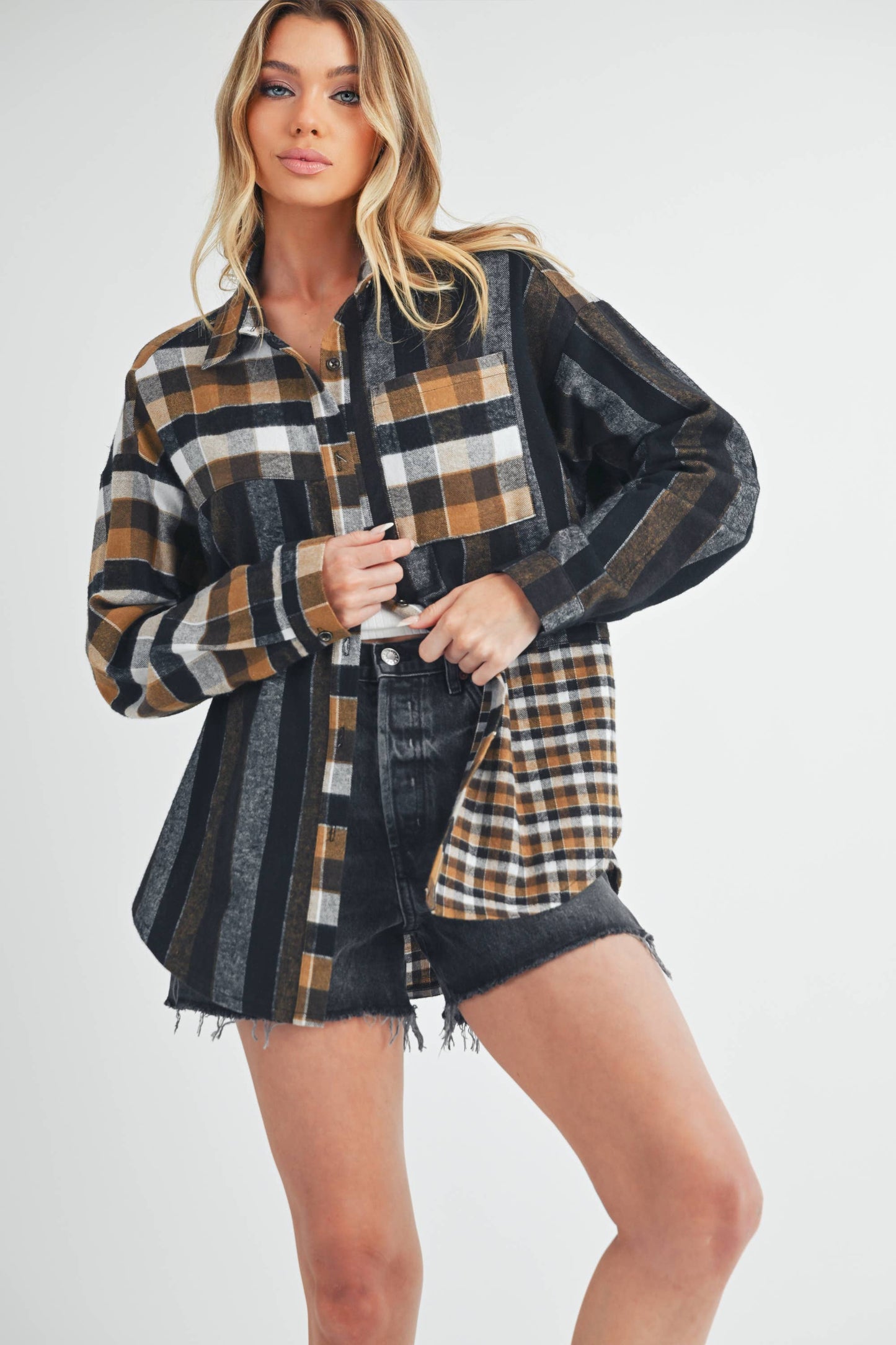 Block Plaid Flannel