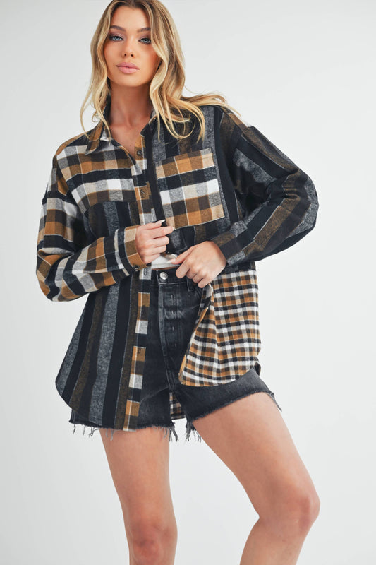 Block Plaid Flannel