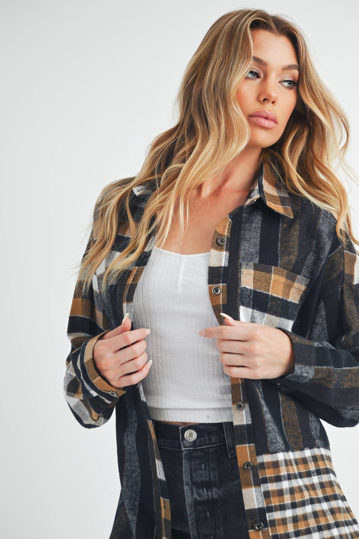 Block Plaid Flannel