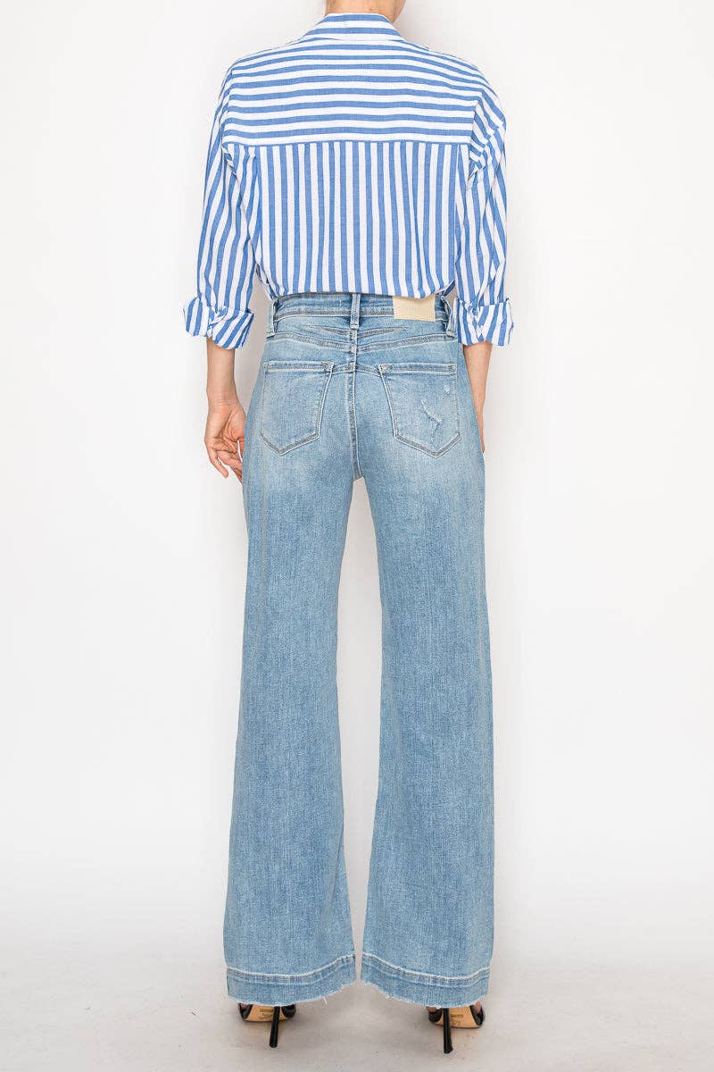 Corset Ultra High Rise Modern Wide Jeans