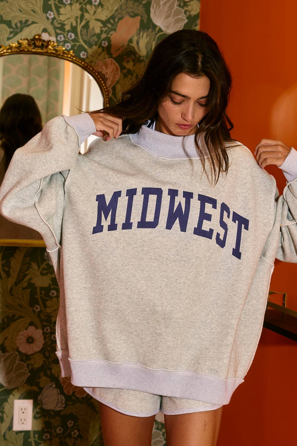 MIDWEST BABE' Reversible Sweatshirt