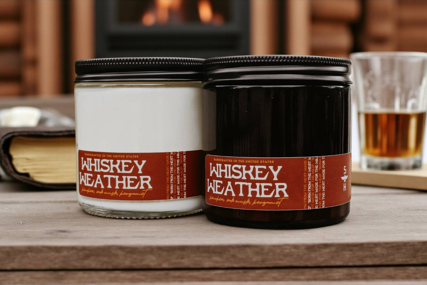 WHISKEY WEATHER - Bourbon & Oak Musk Candle