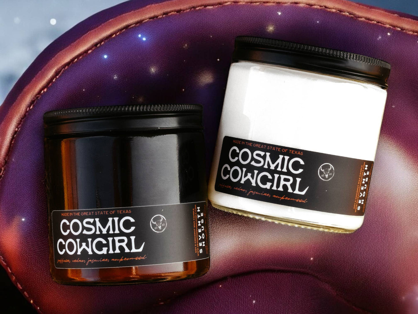COSMIC COWGIRL - Saffron, Cedar & Amberwood Candle