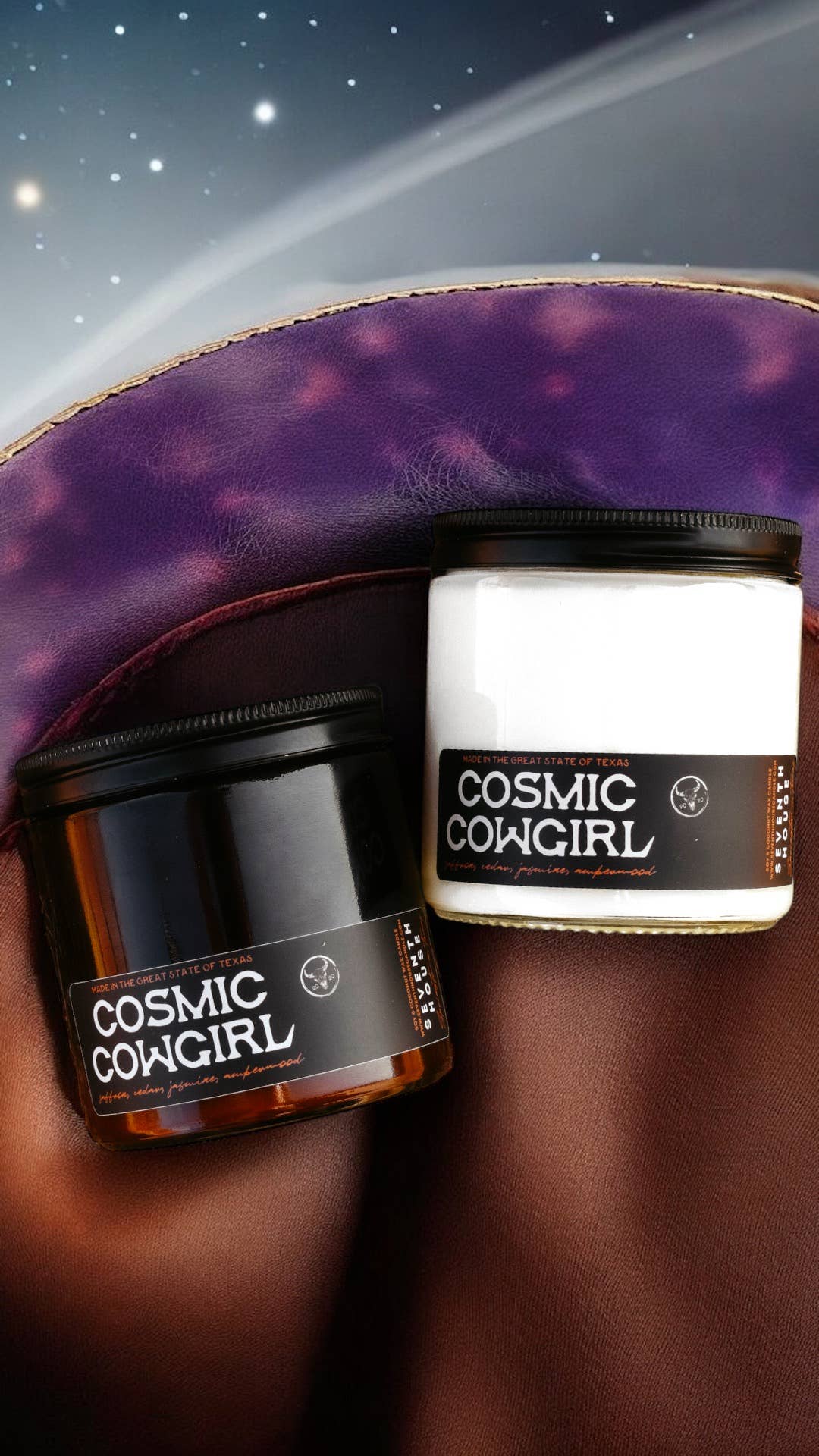 COSMIC COWGIRL - Saffron, Cedar & Amberwood Candle