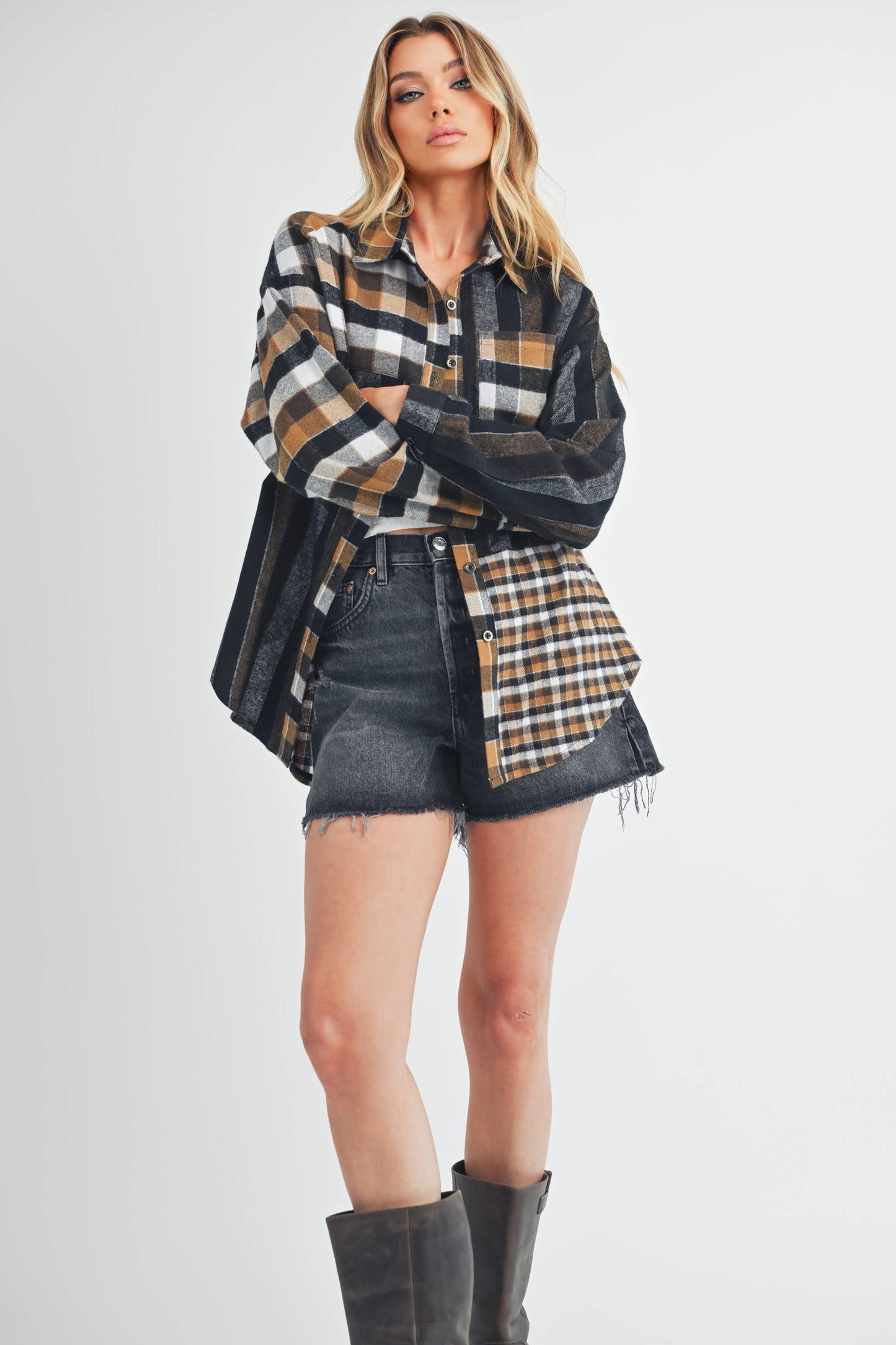 Block Plaid Flannel