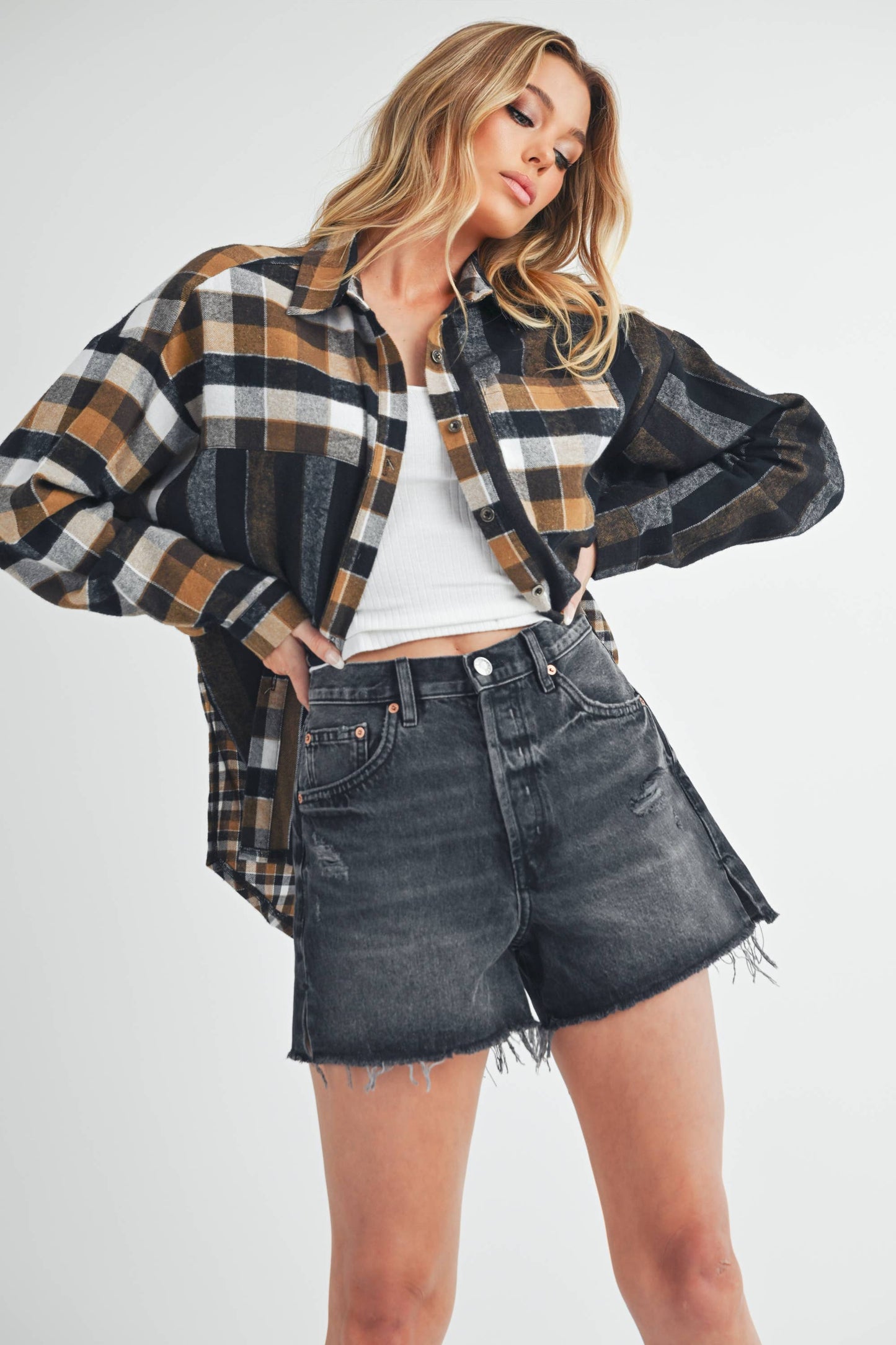 Block Plaid Flannel