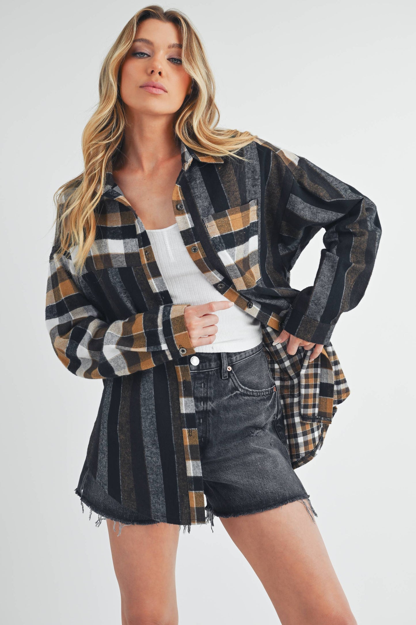 Block Plaid Flannel