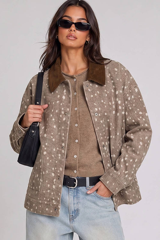 Western Animal Print Jacket